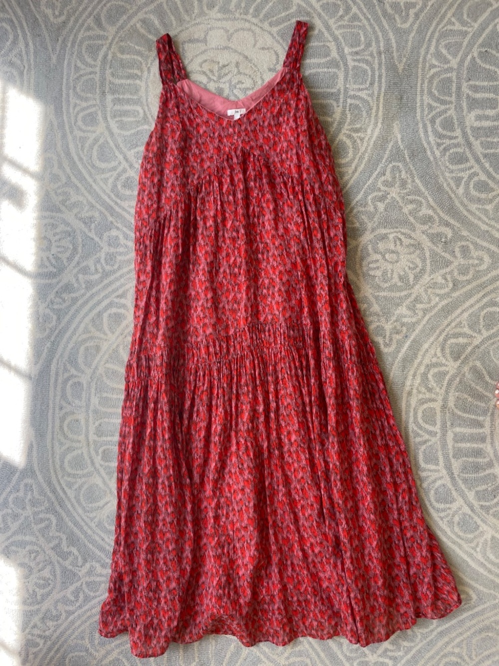 Joie | Printed Tea Rose Sleeveless Maxi Dress S